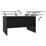  Stolić za kavu crni 80x50x42,5 cm od konstruiranog drva | Eponuda.com