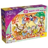 Lisciani Disney Sneguljčica 2-v-1 maxi sestavljanka s 24 kosi in pobarvanka 70x50 cm - Lisciani | Shoptok.si