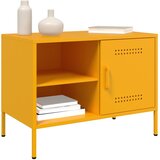 TV ormarić žute boje senfa 68 x 39 x 50,5 cm čelični | shoptok.hr