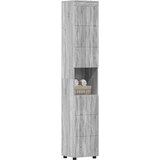  Set ormarića za kupaonicu TULUM Siva Sonoma 37 x 31,5 x 203 cm | shoptok.hr