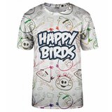 Bittersweet Paris Unisex's Happy Birds T-Shirt Tsh Bsp300 | Shoptok.si