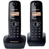 Panasonic telefon bežični KX-TG1612FXH Crni 2 Slusalice | Eponuda.ba