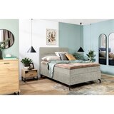 Esposa POSTELJA BOXSPRING 140 cm x 200 cm , tekstil svetlo siva | Shoptok.si