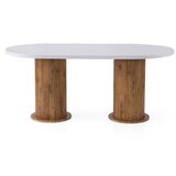 Hanah home trpezarijski sto bele boje milas 2992 | ePonuda.com