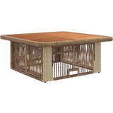  Komplet za jedilnico v vrtu 3 pcs Bež in smetanova poli ratan, (5000301231) | Shoptok.si