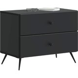  Noćni ormar Crna 62 x 34,5 x 47,5 cm Konstruirano drvo | shoptok.hr