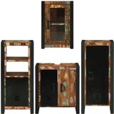  Set namještaja za kupaonicu Zidne 4 pcs Čvrsto reciklirano drvo | shoptok.hr