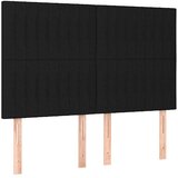  Okvir za krevet bez madraca crni 140 x 190 cm od tkanine | shoptok.hr