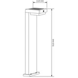  LED solarna lampa sa senzorom MALI LED/4,5W/3,7V 2000 mAh IP44 crna | Eponuda.com