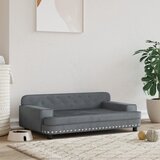 vidaXL Pasja postelja svetlo siva 90x53x30 cm žamet Cene