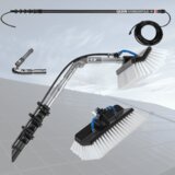 QLEEN kompletni Set za pranje prozora i solarnih panela - (100%25 Karbon , Ugaona Četka 27cm i Adapter) 6m Cene