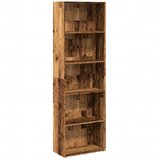  Regal za knjige boja starog drva 60x30x189 cm konstruirano drvo | shoptok.hr