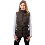 Glano Women's quilted vest - khaki Cijene