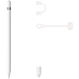 INF Združljivo s Apple Pencil: Silikonski komplet treh pokrovčkov - bel, (5000088358) | Shoptok.si