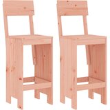  Barski stolci 2 kom 40 x 48,5 x 115,5 cm od masivne duglazije | shoptok.hr