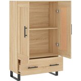 Visoka komoda boja hrasta 69,5 x 31 x 115 cm konstruirano drvo | shoptok.hr