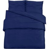  Set posteljine za poplun modri 140 x 200 cm lagana mikrovlakna | shoptok.hr