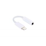 FastAsia Adapter Lightning (M) na 3,5mm stereo (F) 10cm beli | ePonuda.com
