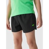4f Boys' Beach Shorts - Black cene