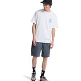 Quiksilver Funkcionalna majica 'Evo Blossom Of Peace' dimno modra / svetlo zelena / bela | Shoptok.si