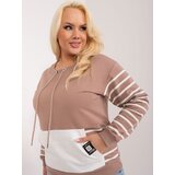 RELEVANCE Blouse-RV-BZ-9147.58-dark beige Cene