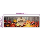  Tepih perivi s jesenskim uzorkom 45x150 cm baršunasti | shoptok.hr