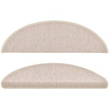  Prostirke za stepenice 15 kom 56x17x3 cm poluokrugle boje taupe | shoptok.hr