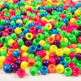 Playbox valjčaste barvne perle v neonskih barvah, pakiranje 1000 kosov | Shoptok.si