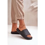 Boto PE1 Women's Lightweight Foam Slippers On Thick Sole Black Querceria | Shoptok.si