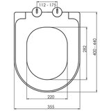 Nkp daska za WC šolju ELEGANCE soft close 402 | ePonuda.com