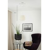 Brilagi visilica na sajli space yute 1xE27/15W/230V prečnik 25 cm krem/bela | Eponuda.com
