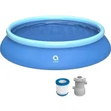 Ring Bazen s pumpom 420x84cm