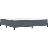  Krevet s opruga kutije Tamno siva 200 x 220 cm tkanina | shoptok.hr