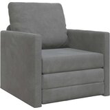 Krevet na razvlačenje Tamno siva 74 x 77 x 81 cm Baršun | Eponuda.com
