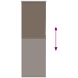 Rolo zavjesa za zamračivanje boje kave 40x175 cm Širina tkanine 35,7 cm Poliester | shoptok.hr