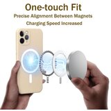 Onasi silikonski ovitek MagSafe za iPhone 14 Plus - mat moder | Shoptok.si