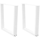  Noge blagovaonskog stola V-oblika 2 kom bijele 80x(72-73 3) cm Cijene