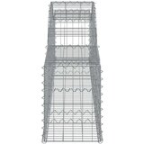  Obokane gabion košare 2 kosa 300x30x40/60 cm pocinkano železo | Shoptok.si