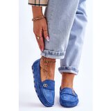 Kesi Slip-on moccasins Suede Blue Castelo | Shoptok.si