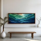 WALLXPERT FAH182-120 Multicolor Decorative Framed MDF Painting | Eponuda.com