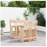 vidaXL 5-dijelni vrtni barski set od masivne borovine | shoptok.hr