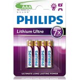 Philips FR03LB4A/10 - 4 kom litijumskih AAA baterija LITHIUM ULTRA 1,5V 800mAh | Eponuda.com