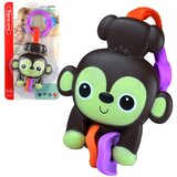 Magic Toys Sun Baby: Veselo rjava opica BPA prost otroški ropotuljica Cene