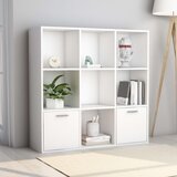 Furnova Knjižna omara bela 98x30x98 cm iverna plošča, (21932781) Cene