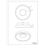 Globo STROPNA LED-SVETILKA WOKI //3000 K/230 V/ | Shoptok.si