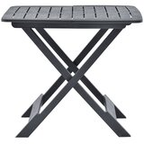 The Living Store Sklopivi vrtni stol antracit 79 x 72 x 70 cm plastični | shoptok.hr