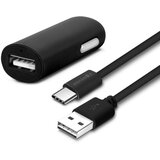 Forever 2A avtomobilski polnilec za cigaretni vžigalnik z 1,2 m kabla USB tipa C, za vedno - crn, (20524143) Cene