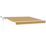  Skrovita tenda Šareni 350 x 250 cm Poliester i metal | shoptok.hr