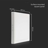  LED plafonsko svetlo LED/24W/230V 4000K 28,7x28,7 cm bela | Eponuda.com
