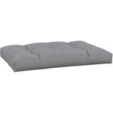  Jastuk za palete 120 x 80 x 12 cm sivi od tkanine | Eponuda.com